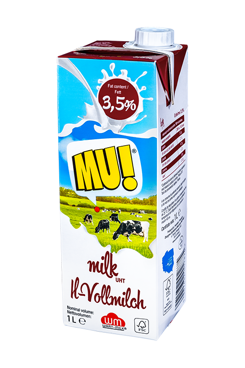 MU! UHT milk 3.5% - export 